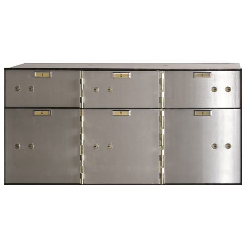 Cajas de Seguridad y Depósito, 3 con Aberturas de 5x10 y 3, Aberturas de 10x10